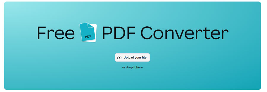 Canva PDF conversion instructions