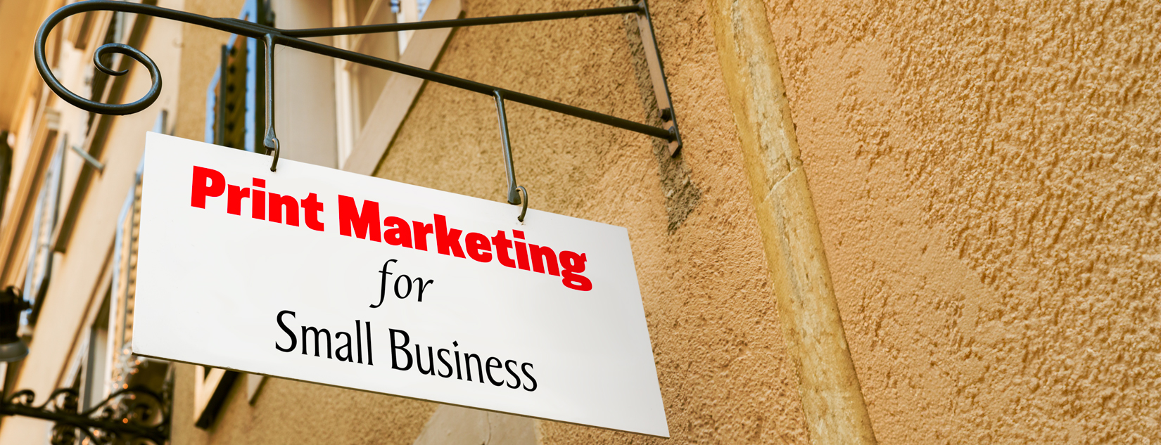 How small local businesses use print marketing services