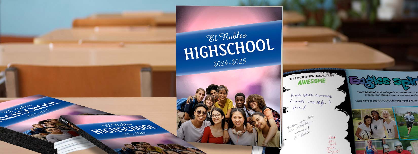 School yearbook printing