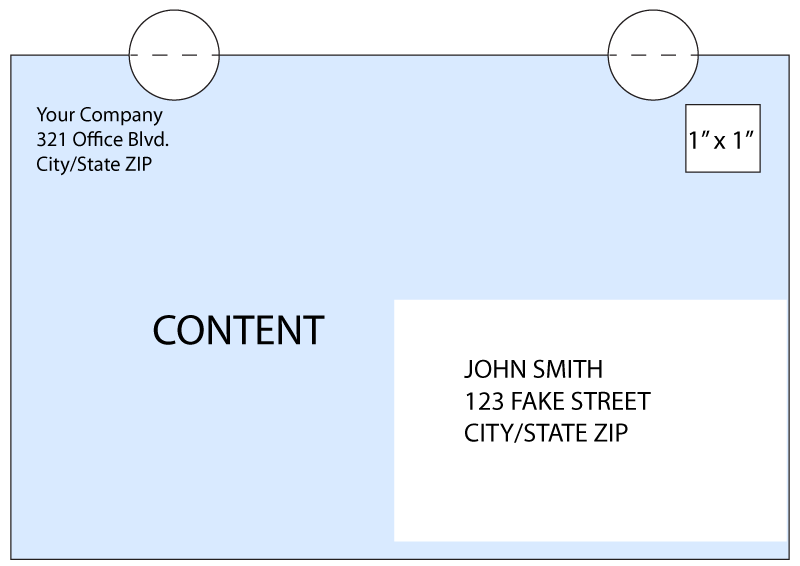 Half-fold self mailer with wafer seals