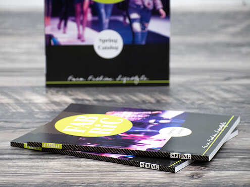 Perfect Bound Book with a Printed Spine photo