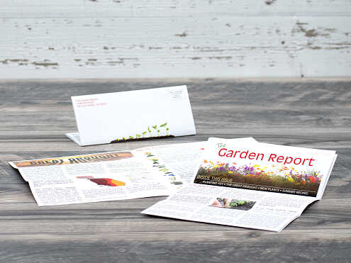 Custom-printed Right-Angle Letter Fold Brochure