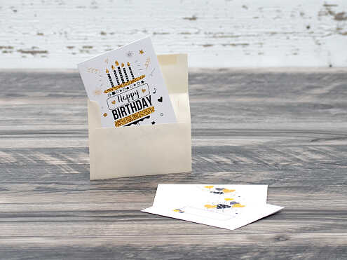 Custom printed envelopes for wedding invitations
