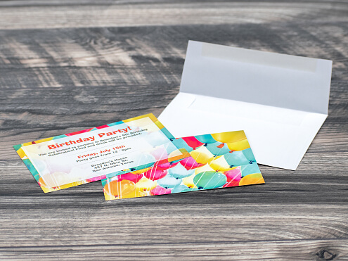 Invitation Printing with Blank Envelopes