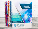 Spiral bound books with multiple coil binding colors thumbnail
